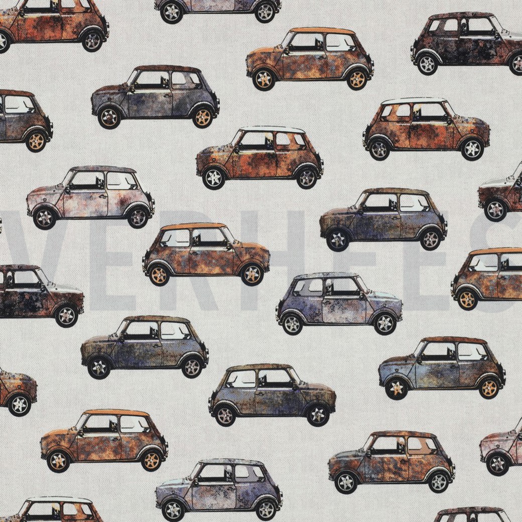 CANVAS DIGITAL CARS LINEN