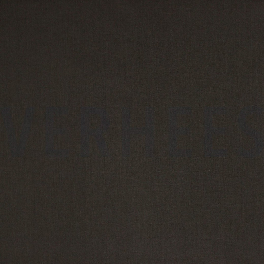 COTTON POPLIN DARK BROWN