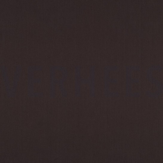 BAUMWOLLE POPELINE DUNKELBRAUN #7