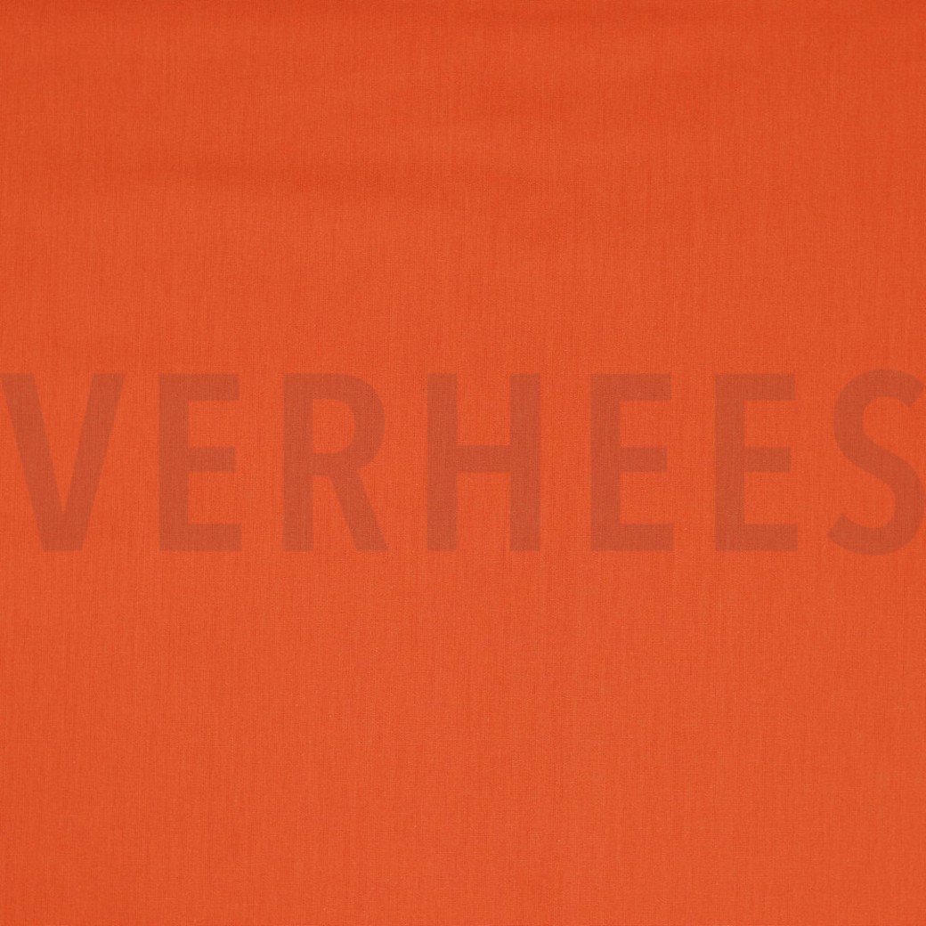 COTTON POPLIN FLAME ORANGE