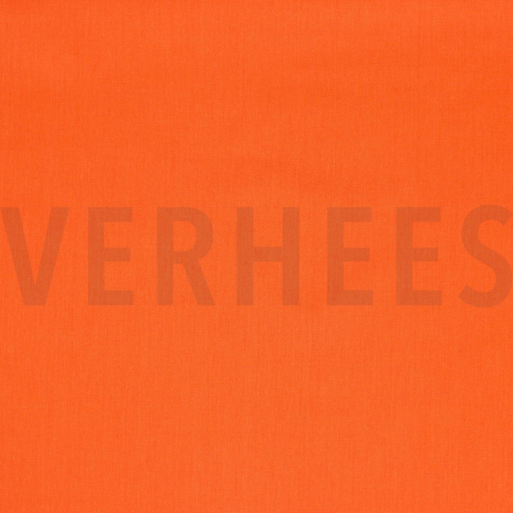 COTTON POPLIN ORANGE
