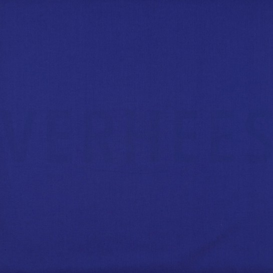 BAUMWOLLE POPELINE DUNKEL KOBALTBLAU #7