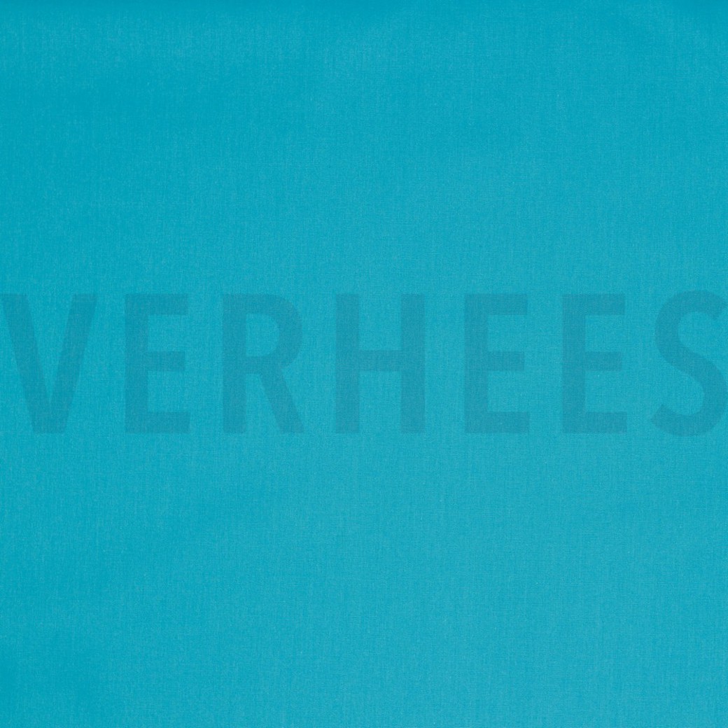 COTTON POPLIN TURQUOISE