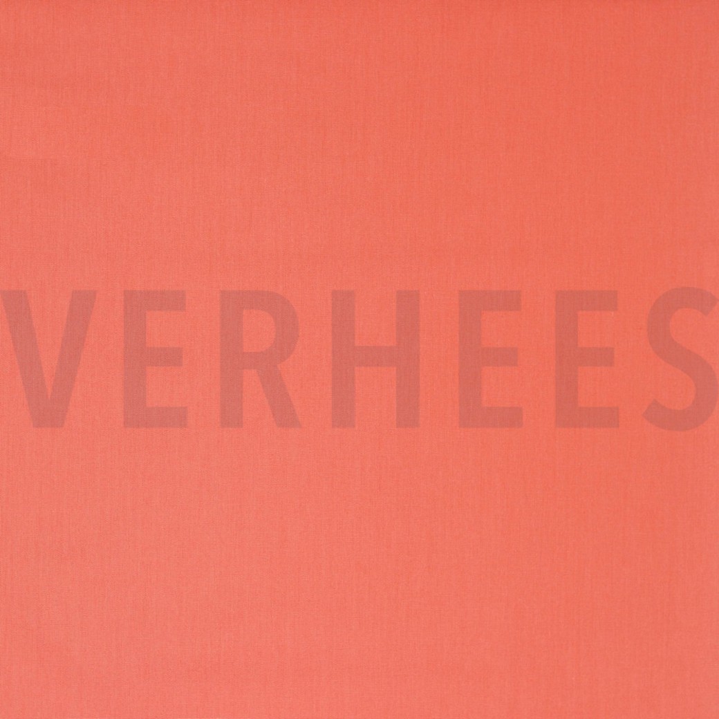 COTTON POPLIN CORAL