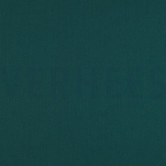 BAUMWOLLE POPELINE DUNKELCYAN #7