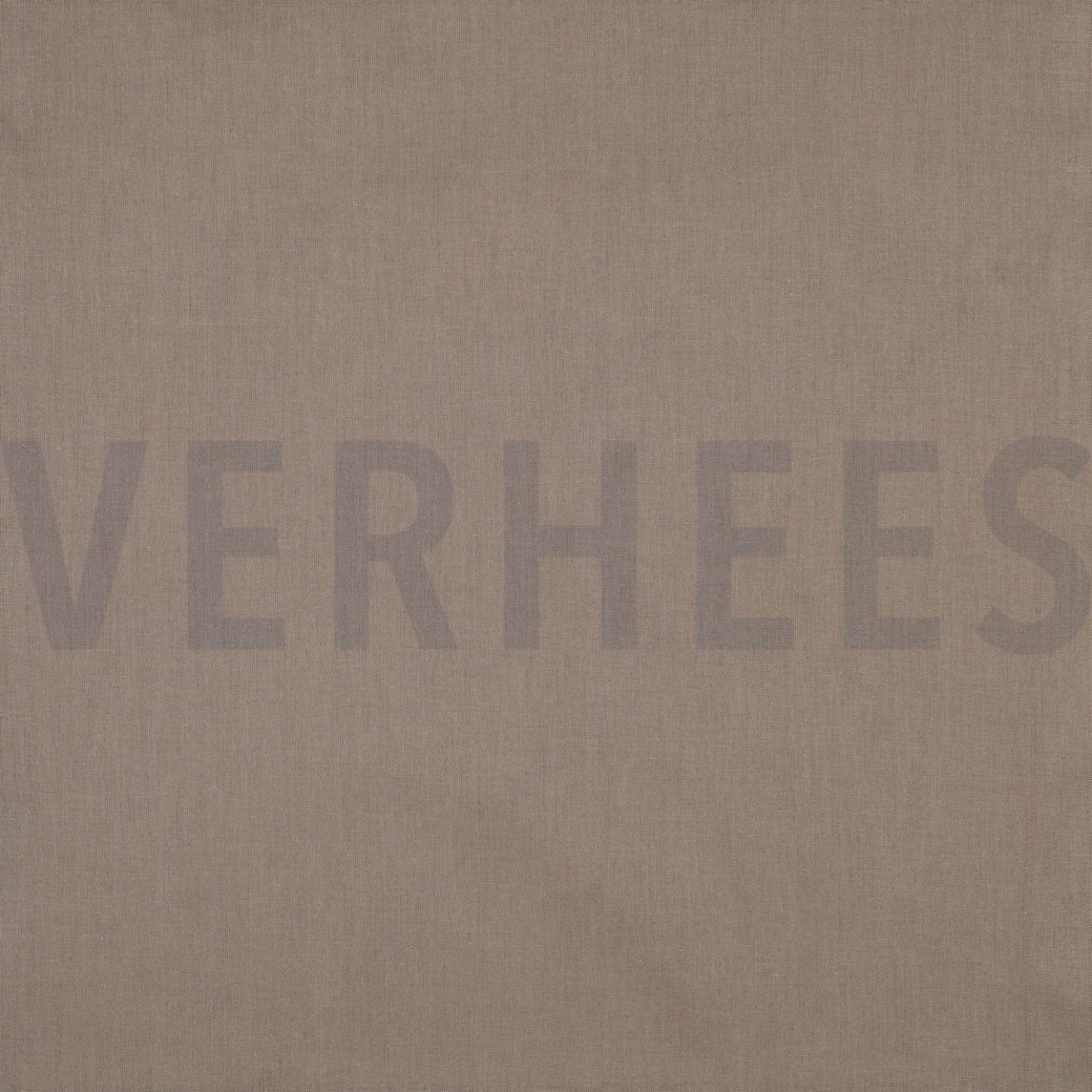 COTTON POPLIN LIGHT BROWN