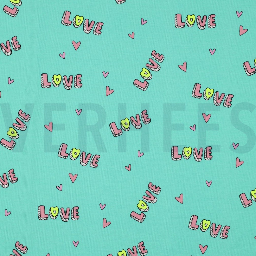 JERSEY NEON LOVE MINT