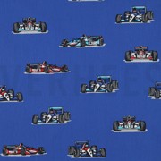 POPLIN RACING CARS BLUE (thumbnail)