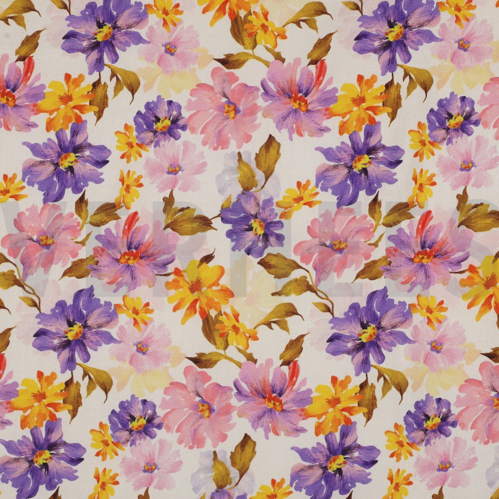 RADIANCE DIGITAL FLOWERS OFF-WHITE