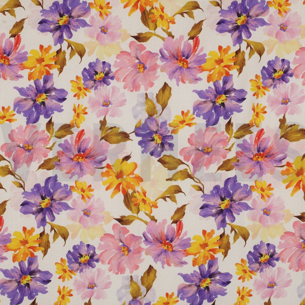 RADIANCE DIGITAL FLOWERS OFF-WHITE