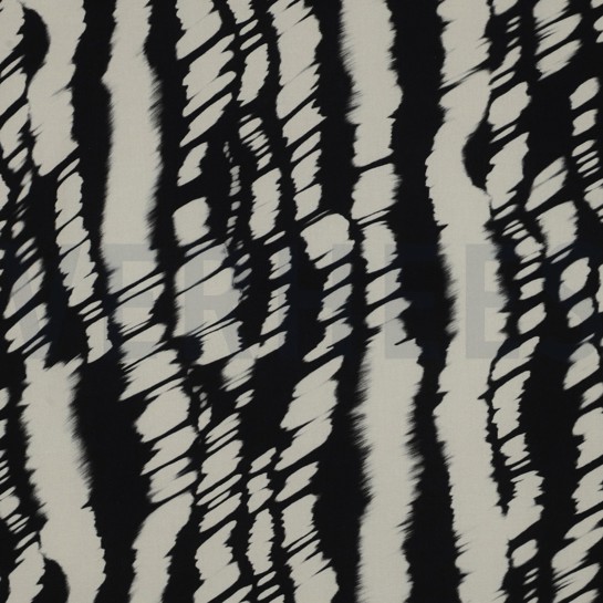 VISCOSE RADIANCE DIGITAL ABSTRACT BLACK #7