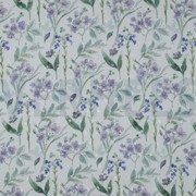 VISCOSE DOBBY DIGITAL FLOWERS WHITE (thumbnail)