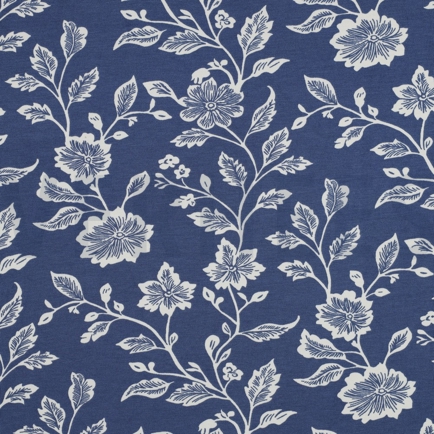 VISCOSE JERSEY FLOWERS BLUE (hover)