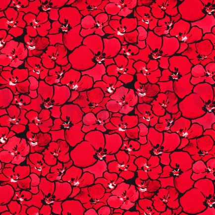 VISCOSE JERSEY DIGITAL FLOWERS RED (hover)