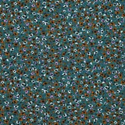 SOFT SWEAT SMALL FLOWERS PETROL (thumbnail)
