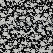 VISCOSE STRETCH FLOWERS BLACK (thumbnail)
