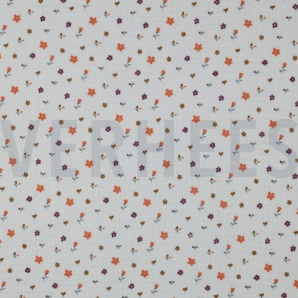 DOUBLE GAUZE FLOWERS WHITE (hover)