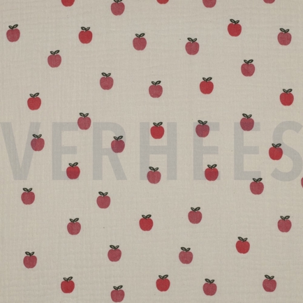 DOUBLE GAUZE FRUITS NATURAL (hover)