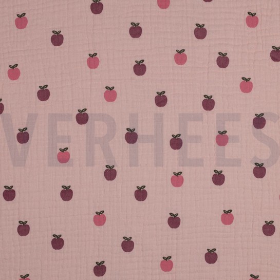 DOUBLE GAUZE FRUITS SOFT ROSE #7