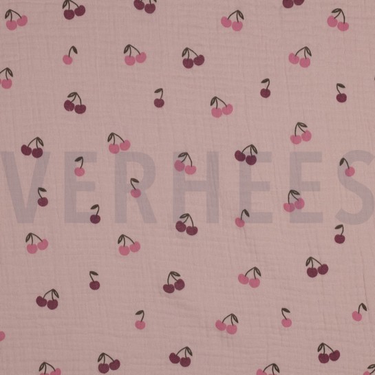 DOUBLE GAUZE FRUITS SOFT ROSE #7