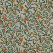 DOUBLE GAUZE DIGITAL LEAVES OFF-WHITE (thumbnail)