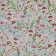 DOUBLE GAUZE DIGITAL FLOWERS WHITE (thumbnail)