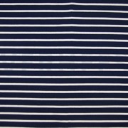 FRENCH TERRY STRIPE NAVY/ECRU (thumbnail)