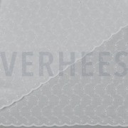 COTTON EMBROIDERY 2-SIDE SCALLOP WHITE (thumbnail)