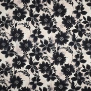 COTTON VISCOSE DIGITAL FLOWERS WHITE (thumbnail)