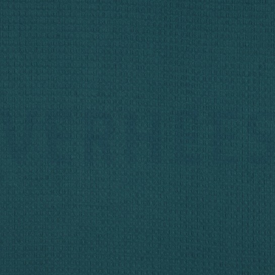 COTON NID D'ABEILLE PÉTROLE #7