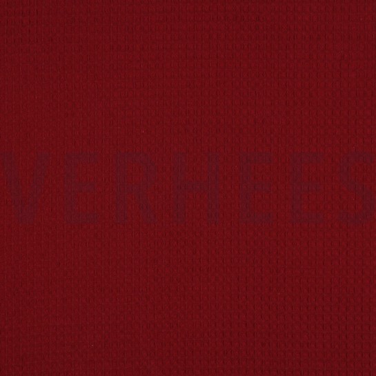 COTTON WAFFLE BORDEAUX #7