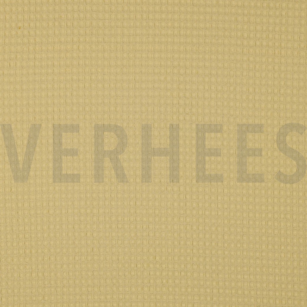 COTTON WAFFLE SOFT YELLOW