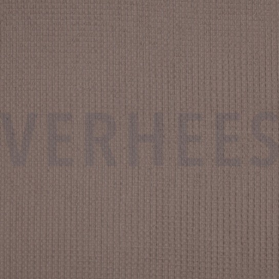 COTON NID D'ABEILLE TAUPE #7