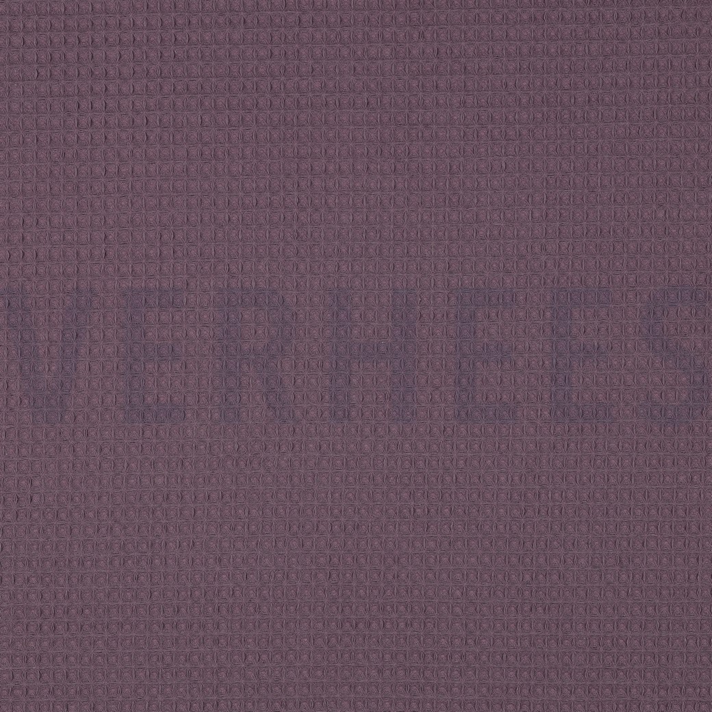 COTTON WAFFLE MULBERRY