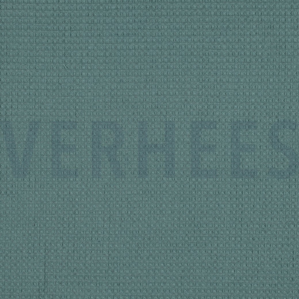 COTTON WAFFLE CYAN