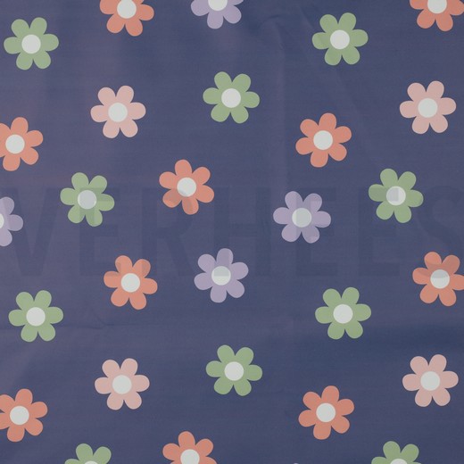 RAINCOAT FLOWERS JEANS
