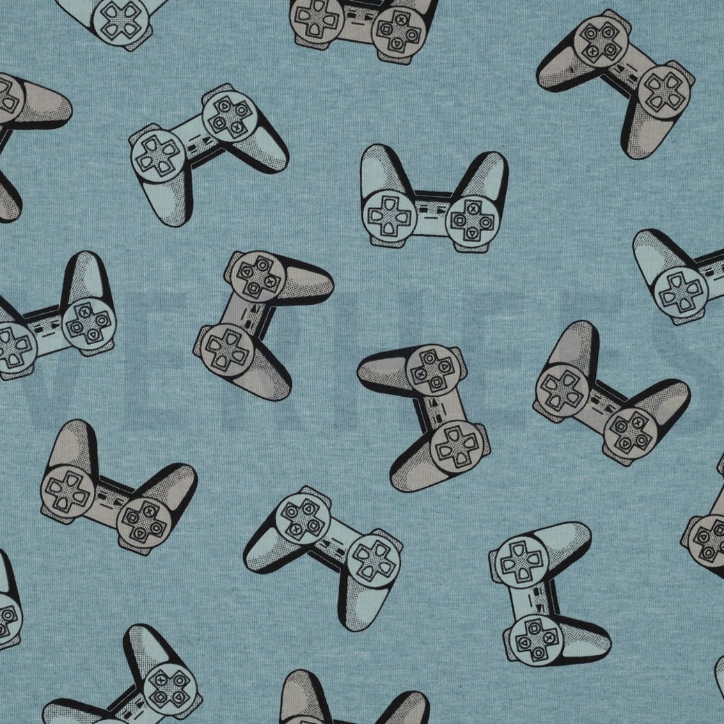 JERSEY MELANGE GAMECONTROLLER SMOKE BLUE