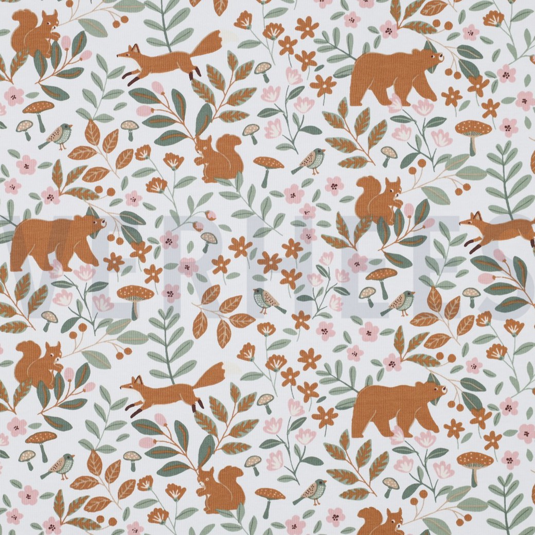 JERSEY WOODLAND WHITE