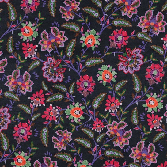SOFTSHELL DIGITAL FLOWERS NAVY #7