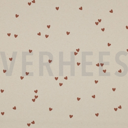 RIB JERSEY HEARTS NATURAL (hover)