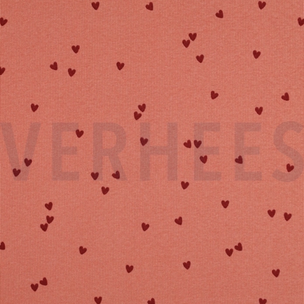 RIB JERSEY HEARTS PINK (hover)