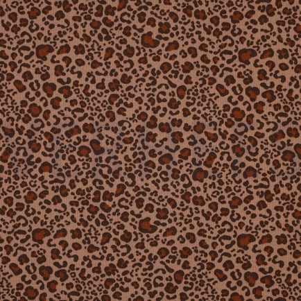 RIB JERSEY ANIMAL SKIN BEIGE (hover)