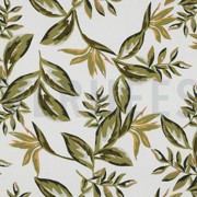 CANVAS LEAVES OFF WHITE (thumbnail)