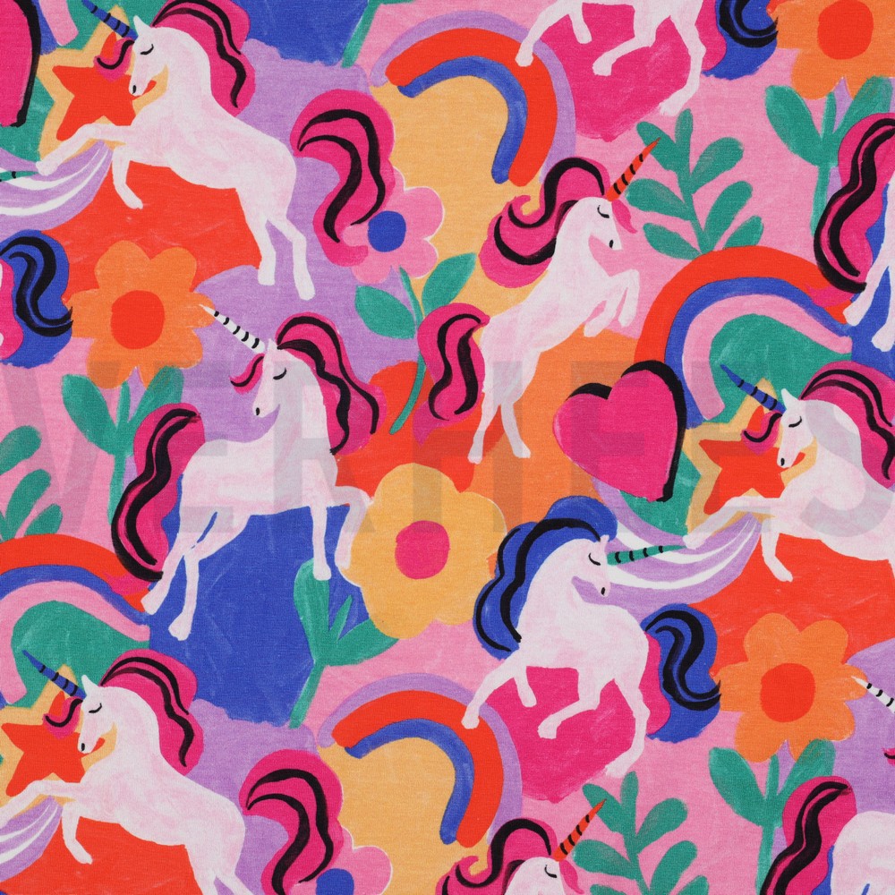 JERSEY DIGITAL UNICORNS MULTICOLOUR