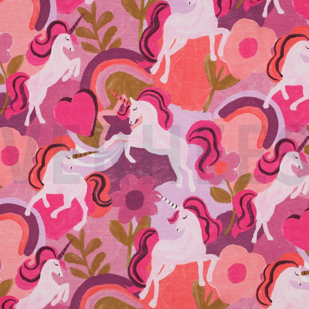 JERSEY DIGITAL UNICORNS MAUVE