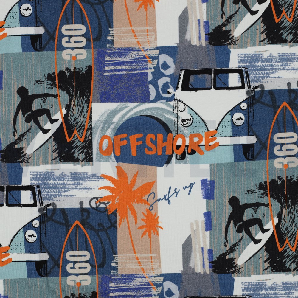 JERSEY DIGITAL BEACH BLUE