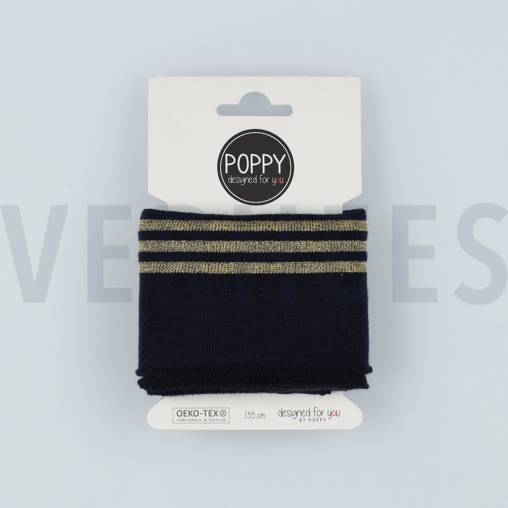 CUFFS LUREX 7CM NAVY/GOLD (high resolution)