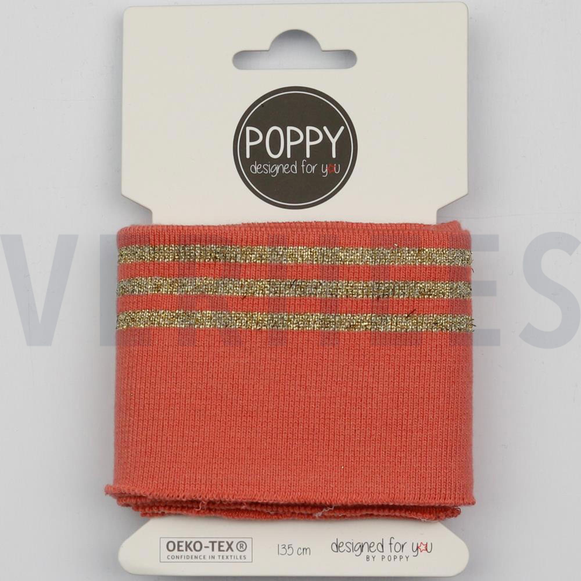 CUFFS LUREX 7CM ROSE (high resolution)