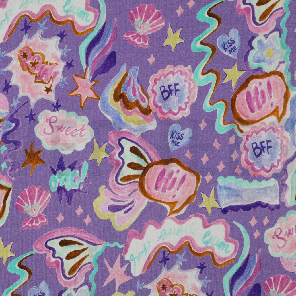 JERSEY DIGITAL SHELLS LAVENDER