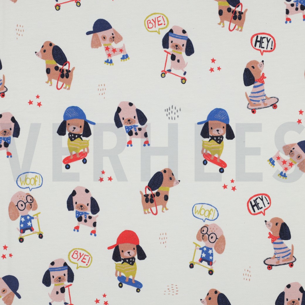 JERSEY DIGITAL DOGS WHITE